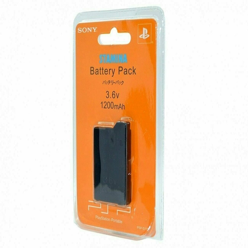 1200mAh PSP-S110 PSPS110 Battery Replacement Compatible with Sony PSP Slim  Portable Playstation PSP-2000 PSP-2001 PSP-2002 PSP-3000 PSP-3001 PSP-3002