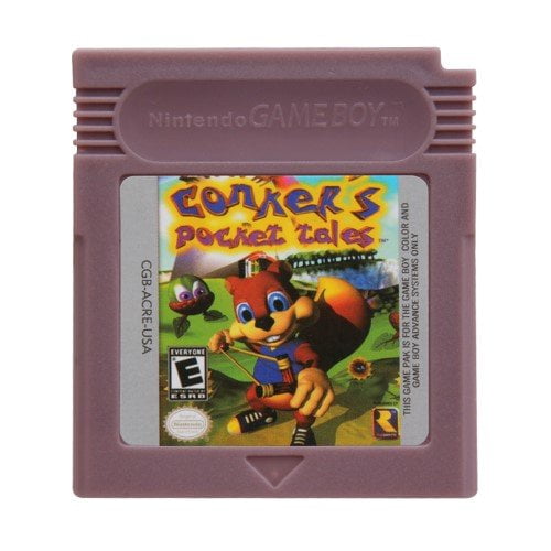 Video Games Cartridge Compatible for GB&GBC Handheld Console Conkers Pocket Tales