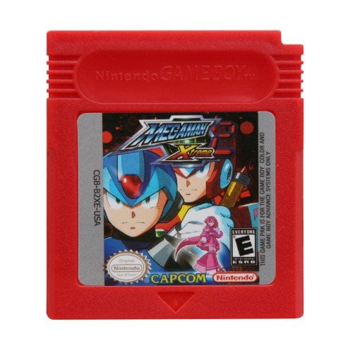 Video Games Cartridge Compatible for GB&GBC Handheld Console Megaman2 Xtreme