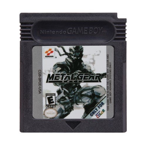 Video Games Cartridge Compatible for GB&GBC Handheld Console Metal Gear Solid