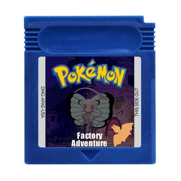 Video Games Cartridge Compatible for GB&GBC Handheld Console Pokemon Factory Adventure