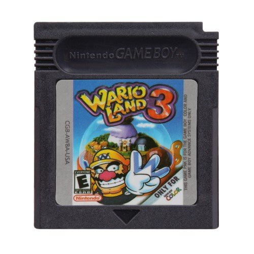 Video Games Cartridge Compatible for GB&GBC Handheld Console Wario Land 3
