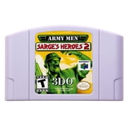 Video Games Compatible for the n64 console, Army Men - Sarges Heroes 2 NTSC