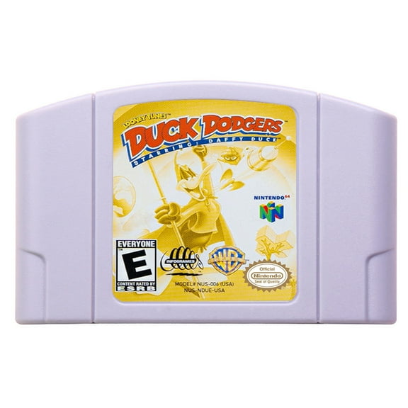 Video Games Compatible for the n64 console, replacement cartridge for Duck Dodgers Starring Daffy Duck NTSC
