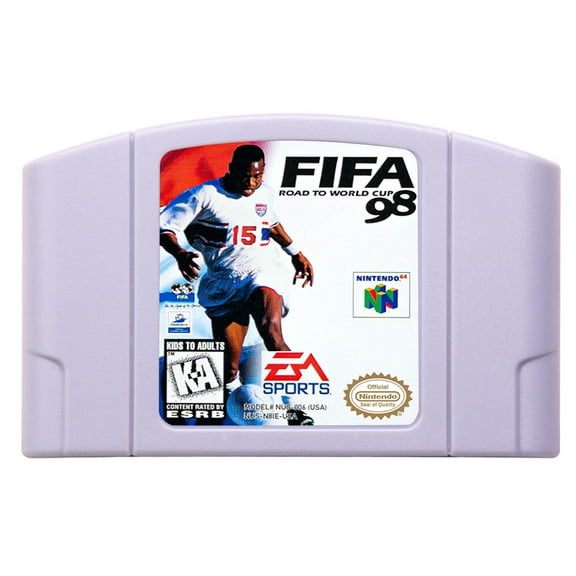 Video Games Compatible for the n64 console, replacement cartridge for FIFA - Road to World Cup 98 NTSC