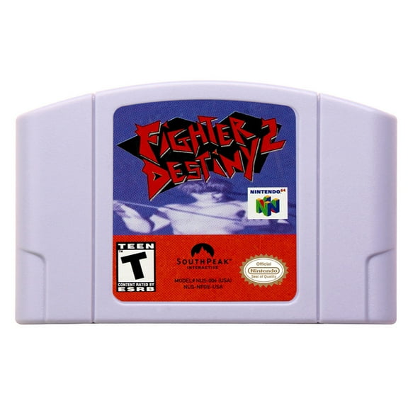 Video Games Compatible for the n64 console, replacement cartridge for Fighter Destiny 2 NTSC