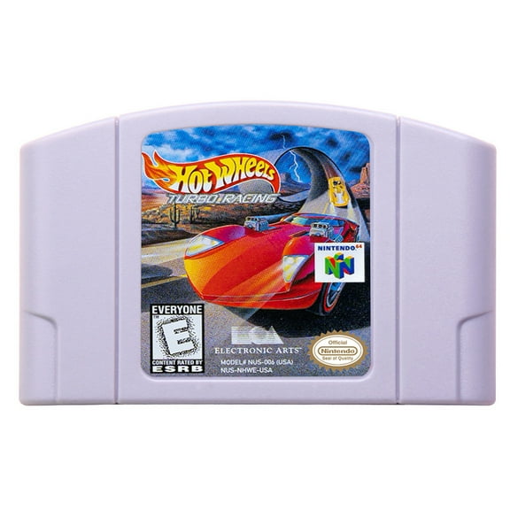 Video Games Compatible for the n64 console, replacement cartridge for Hot Wheels - Turbo Racing NTSC