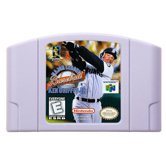 Video Games Compatible for the n64 console, replacement cartridge for Major League Baseball featuring Ken Griffey Jr. NTSC