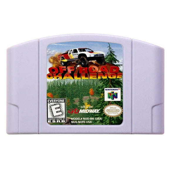 Video Games Compatible for the n64 console, replacement cartridge for Off Road Challenge NTSC