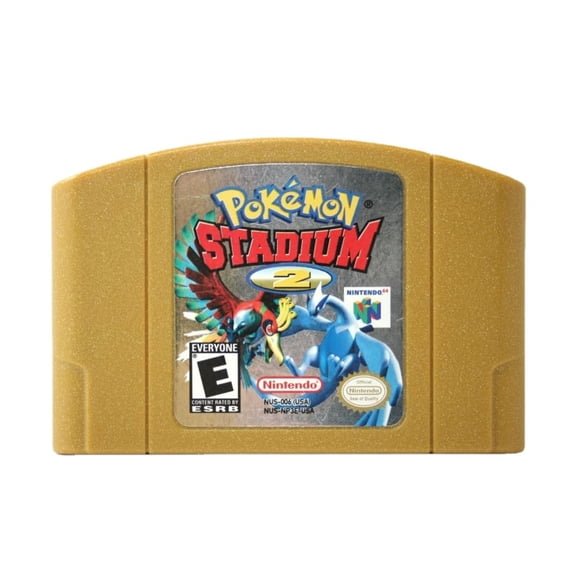 Video Games Compatible for the n64 console, replacement cartridge for Pokemon Stadium 2 NTSC