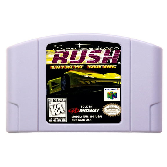 Video Games Compatible for the n64 console, replacement cartridge for San Francisco Rush - Extreme Racing NTSC