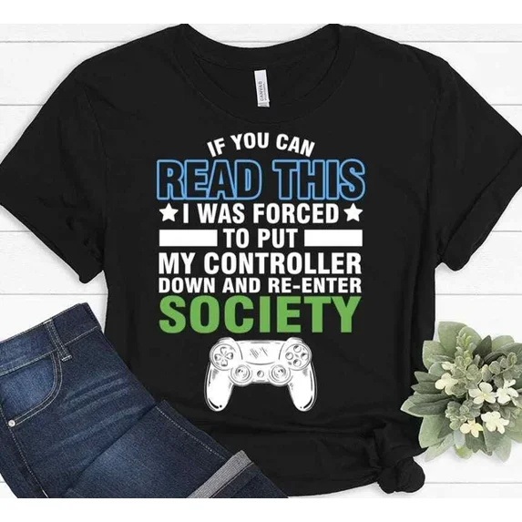 Video Games Gamer Boyfriend Girlfriend Dad Gift T-Shirt Unisex S-5XL Hot Trending Shirt, Vintage Birthday Gift