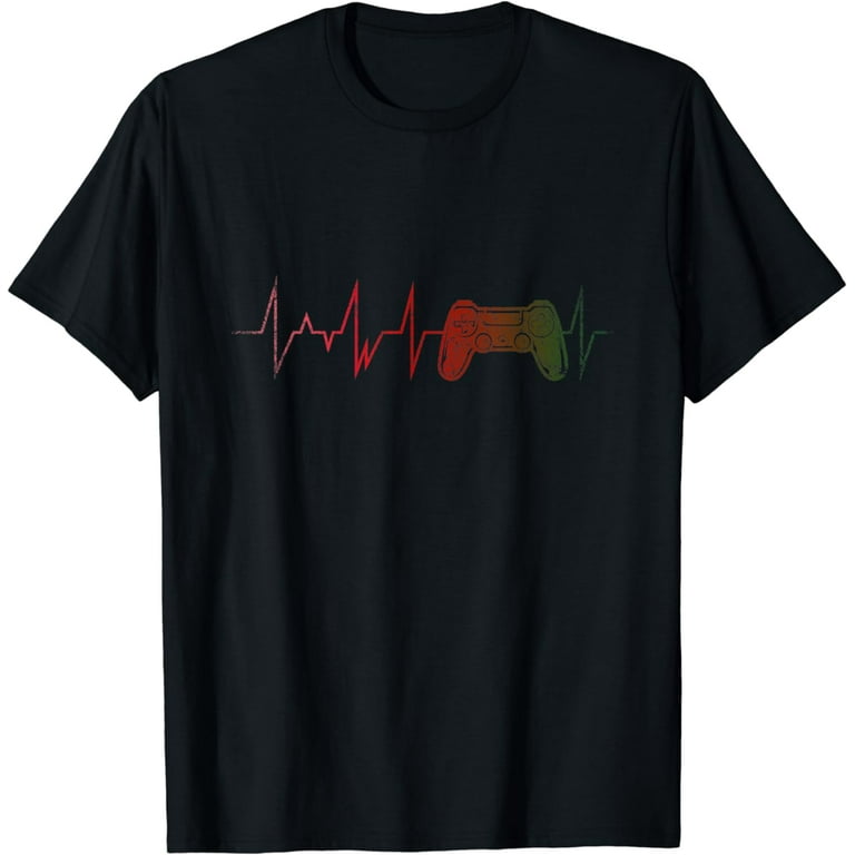 Video Gamer Heartbeat Gaming Gift T-Shirt Video Gamer Heartbeat Gaming Gift T-Shirt