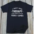 thumbnail image 1 of Video Games Gaming Humor Console And PC Player Fun Design Unisex T-Shirt, up to size 5XL, 1 of 2