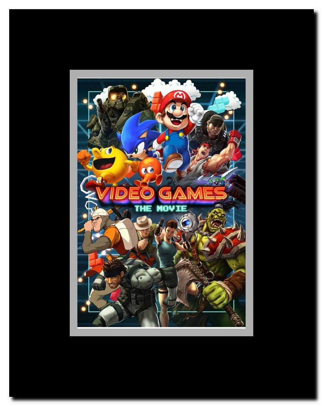 Video Games: The Movie Framed Movie Poster