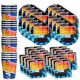 thumbnail image 1 of Video Gaming Game On Birthday Party Supplies Set Plates Napkins Cups Tableware Kit For 16, 1 of 8