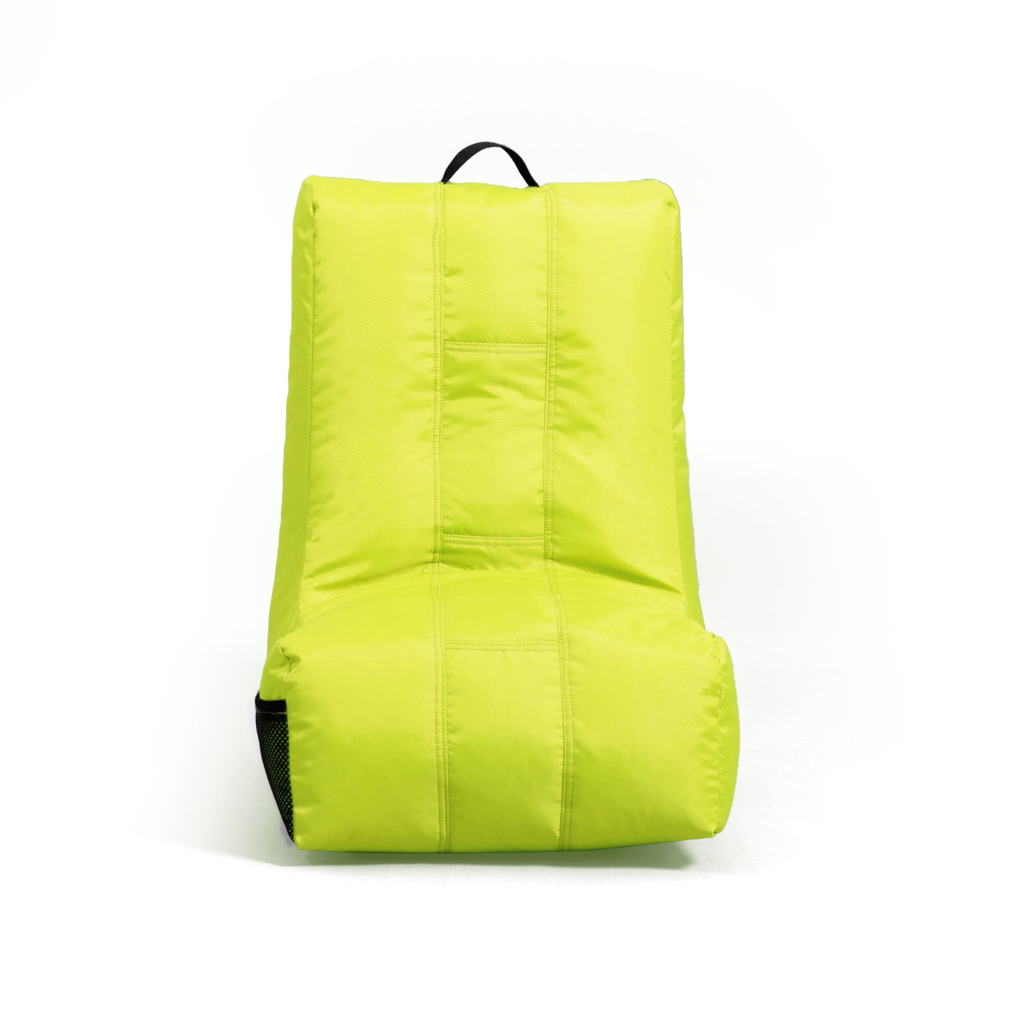 Lime Punch Polyester Video Lounger Bean Bag Chair