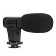 thumbnail image 1 of Video Microphone On-Camera Mini Condenser Record Interview Vlog Mic for Phone DSLR Camera 3.5mm, 1 of 4