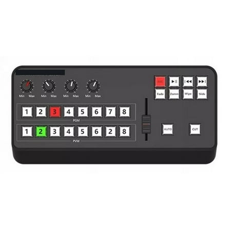 Video Mini Switcher Control Panel MIDI2.0 Video Recording Switchboard For TV Broadcasts ,Unparalleled Video Performance