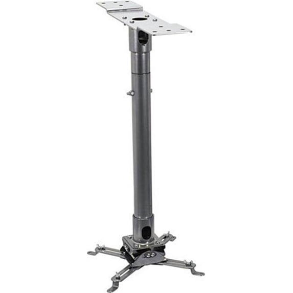 Video Mount Products VMP-PMLP-S Universal Yokeless Low Profile Projector Mount, Silver