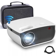 Video Projector WiFi 1080P 4000lm 100001 Wireless Screen Mirroring/Casting 200in Max 169 with Carry Bag