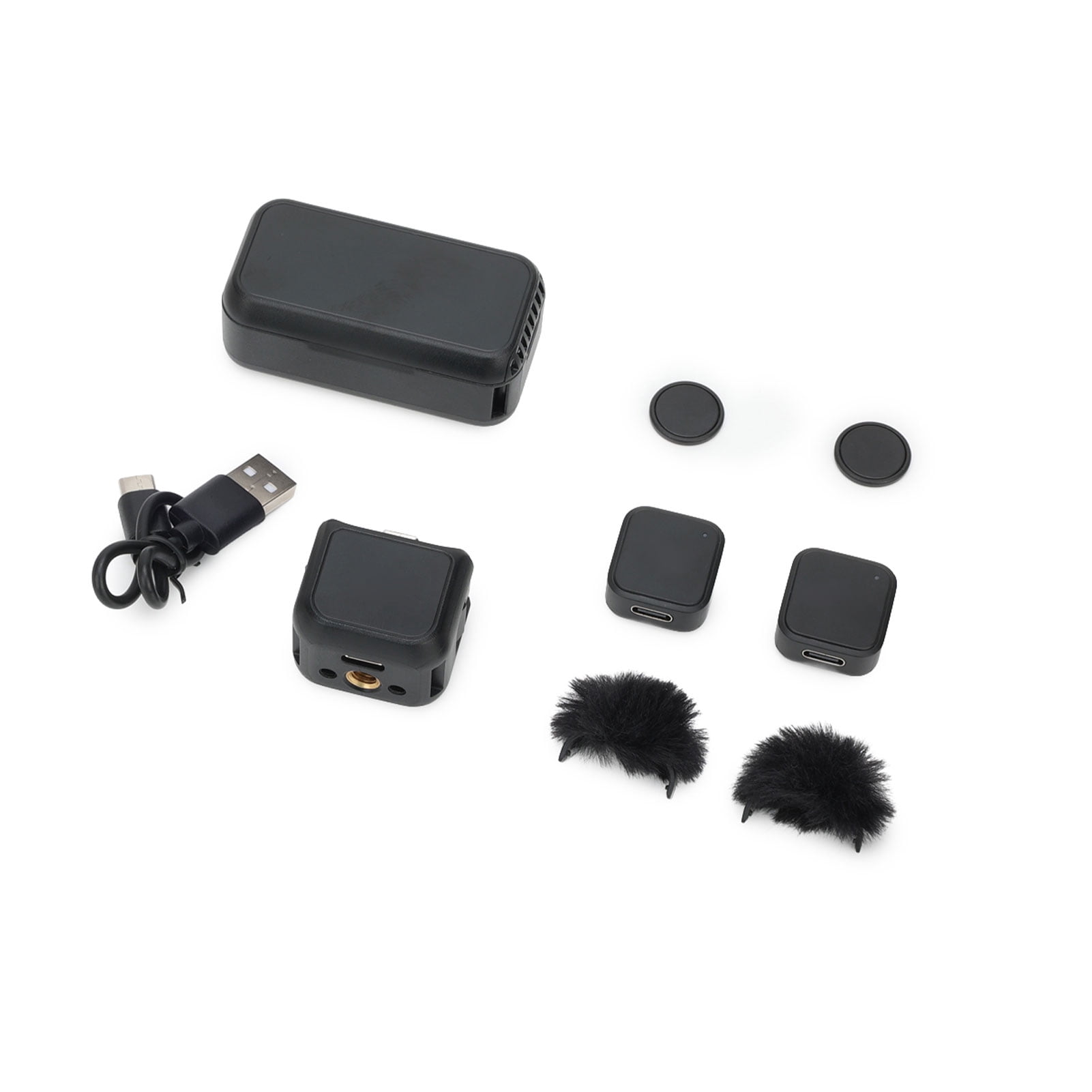 Video Recording Wireless Microphone Kit Noise Cancellation Wireless Lavalier Mic Fit for OSMO 3