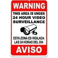 thumbnail image 1 of Video Surveillance Sign - 8 x 12 Sign 24 Hour Surveillance Sign Security Camera Sign No Trespassing Sign Smile Your on Camera Signs Metal Sign, 1 of 4