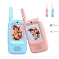 thumbnail image 1 of Video Talkies for Kids 2 Pack Handheld Rechargeable 650mAh Indoor Outdoor Toys Birthday Gifts Age 3 12 Year Old Girls Boys, 1 of 7