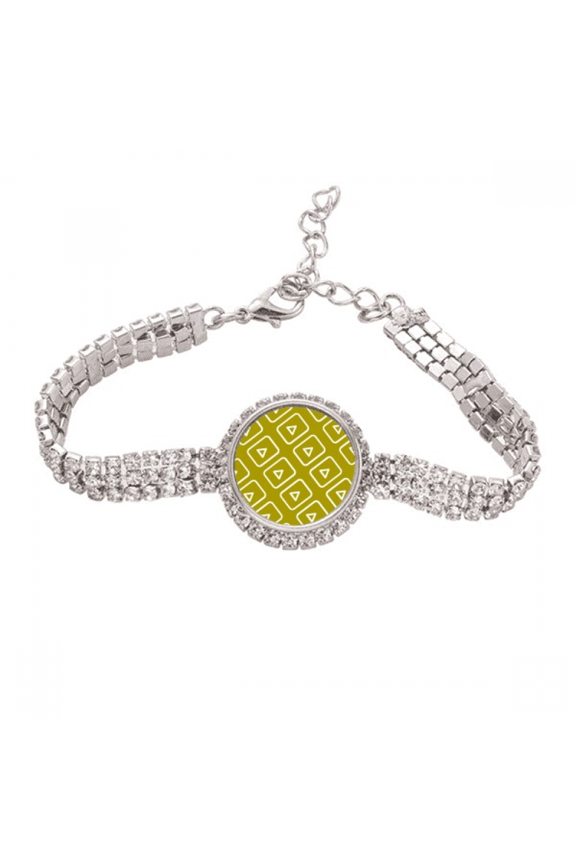 Video Watch Seal Patterns Tennis Chain Anklet Bracelet Diamond Jewelry