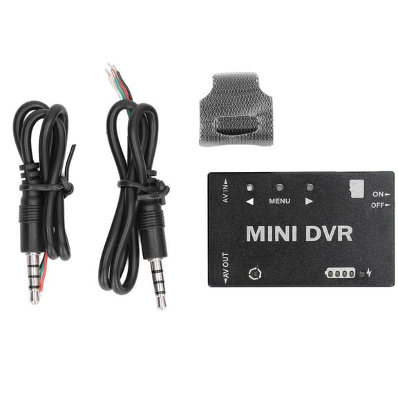 Video and Audio Recorder,Mini FPV DVR Module NTSC PAL Switchable Built in Battery Video Audio FPV Recorder for RC Models