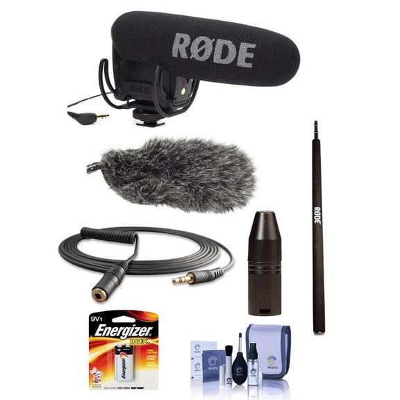 VideoMic Pro On-Camera Shotgun Microphone with Boompole Accessory Kit