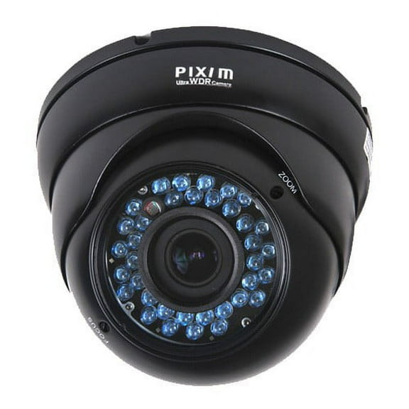 VideoSecu 1/3 inch Pixim DPS Wide Dynamic Range IR Night Vision 690TVL Varifocal 4-9mm Lens Outdoor Weatherproof Security Camera bmu