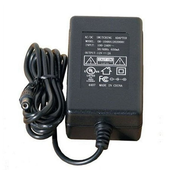 VideoSecu 12V DC 2A 2000mA 100V-240V AC Regulated Power Supply Adapter for Security Camera Home Surveillance System bpd