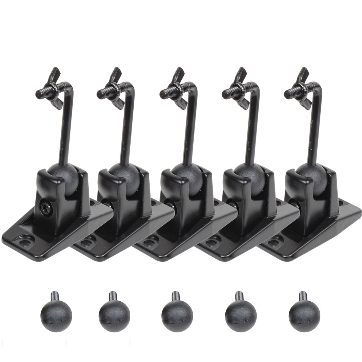 VideoSecu 5 Packs of Ceiling Wall Speaker Mount Satellite Surround Sound Home Theater Brackets bsn - image 1 of 4