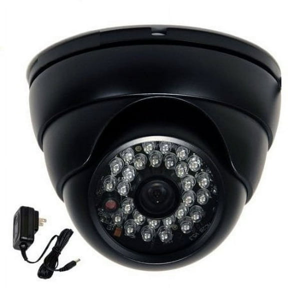 VideoSecu 700TVL IR Day Night Security Camera Built-in 1/3 inch SONY Effio CCD 3.6mm Wide Angle View Weatherproof Outdoor with Power Supply 1PA