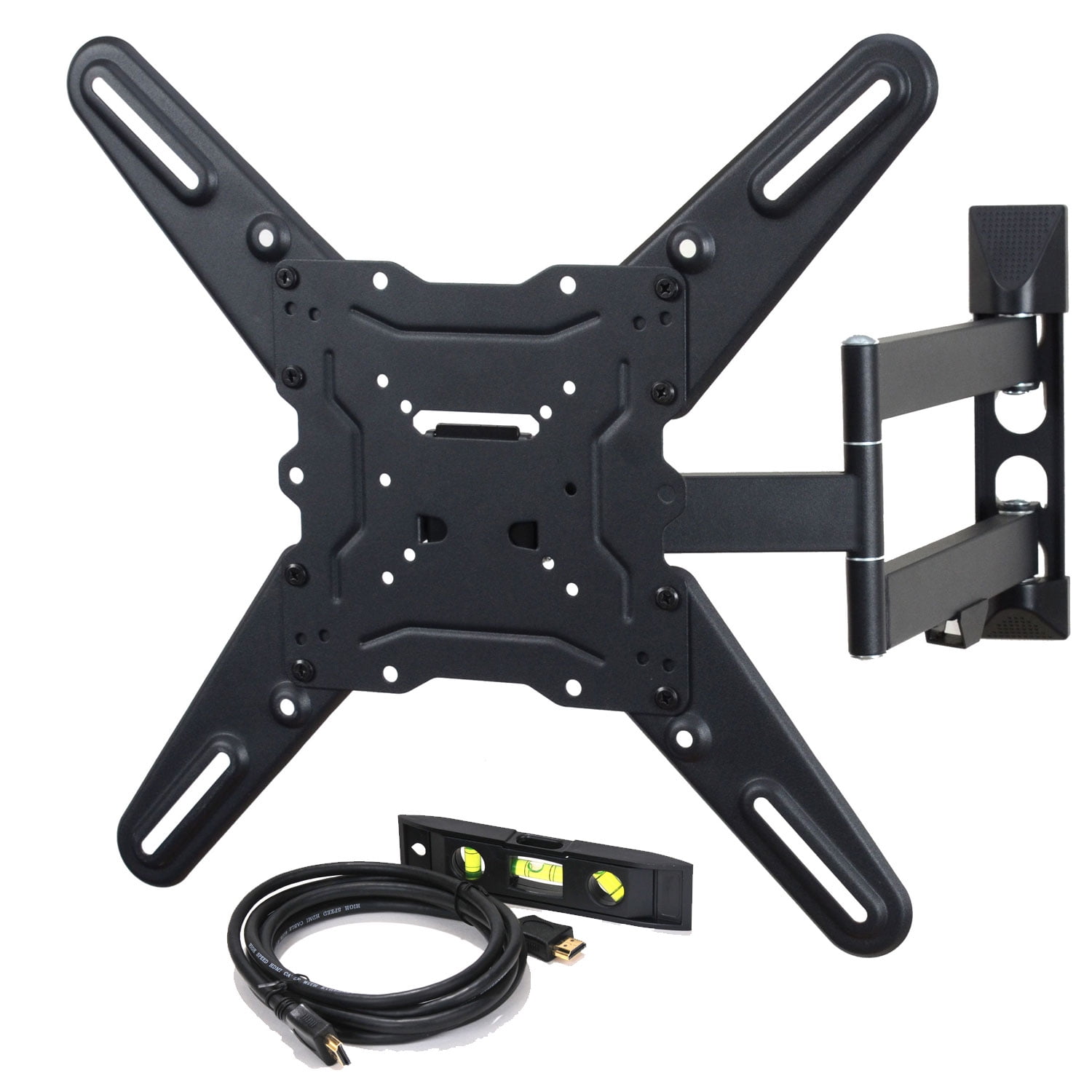 VideoSecu Articulating TV Wall Mount for 26, 29, 32, 39, 40, 42, 43, 46, 47, 48, 50 Inches LG Sharp Sony Vizio LED LCD Plasma Tilt Swivel MNE