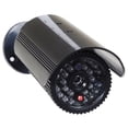 thumbnail image 1 of VideoSecu Bullet Dummy Surveillance Security Camera Fake IR LED Light with Blinking Flashing Red Activity LED Indoor 1PX, 1 of 4