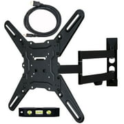 VideoSecu Full Motion TV Wall Mount for Most 26-55 VIZIO D40-D1 M43-C1 D48-D0 D50-D1 M55-D0 LED LCD Tilt Bracket W2F