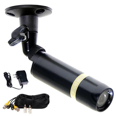 VideoSecu Outdoor Weatherproof Bullet Security Camera Built-in Sony CCD Wide Angle Lens 480TVL with Power and Cable a04