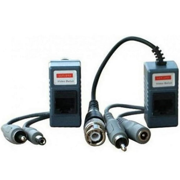 VideoSecu Ten Pair Audio Video Power Balun Network Transceiver for CCTV Security Camera BPP