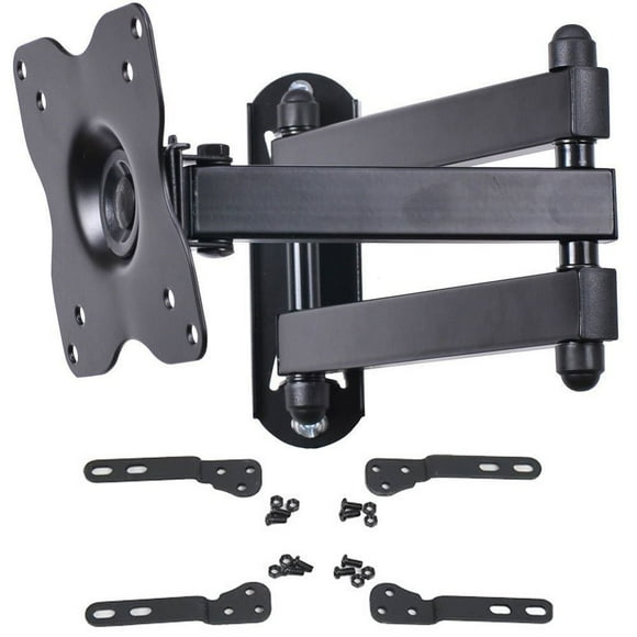VideoSecu Tilt Swivel Full Motion TV Monitor Wall Mount for 19-37" Sharp Samsung LG DELL LED LCD Mounting Hole Patterns 200x200mm A7A