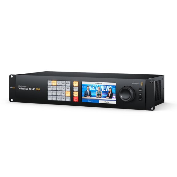 Blackmagic Design Videohub 12G Router, 40 Inputs and 40 Outputs