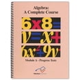 thumbnail image 1 of Videotext Algebra Module A Progress Tests, 1 of 1