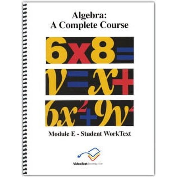 Videotext Algebra Module E Worktext
