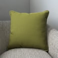 thumbnail image 1 of Videri Home 20"x20" Green Faux Linen Decorative Throw Pillow Covers, Natural for Sunroom(2 Pack), 1 of 6