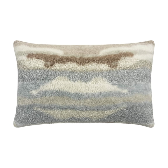 Videri Home 12"x20" Multi Patchwork Boucle Decorative Throw Pillow Covers, Cute for Toddler Bed(2 Pack)