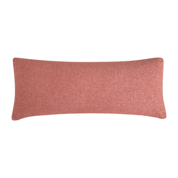 Videri Home Pillow Shell Textured Oversized Lumbar W/ Full Zipper 36X14 Terracotta 2 Pack