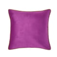 thumbnail image 1 of Videri Home 20"x20" Purple/Ochre Velvet Decorative Throw Pillow Covers, Bold for Accent Chair(2 Pack), 1 of 6