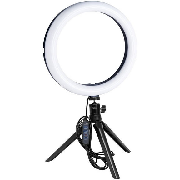 VidPro RL-10 10" Bi-Color LED Ring Light Kit with Mini Tripod and Ball Head