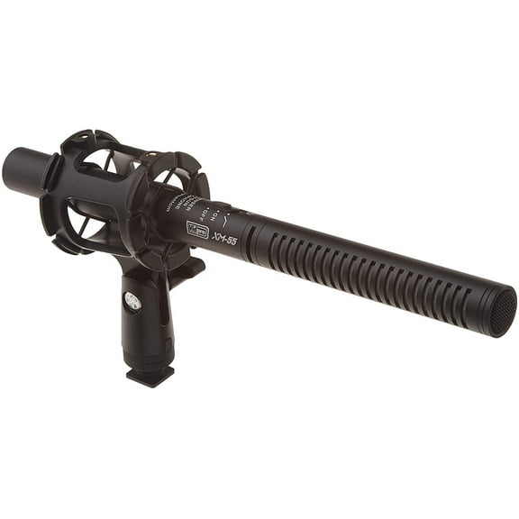 Vidpro XM-55 13-Piece Professional Video & Broadcast Unidirectional Condenser Shotgun Microphone Kit - Complete Set Includes 2 Mounts Adapters Cables and More Perfect for Indoor and Outdoor Recording